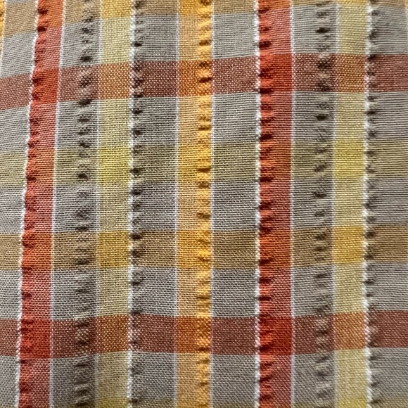 Patagonia men’s red/yellow plaid short sleeve button shirt size L - Picture 7 of 10